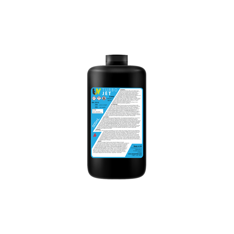 CYAN TURBOJET UV Tinta  500ml